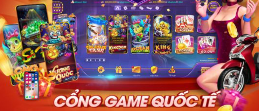 Cổng game có nhiều tính năng hiện đại