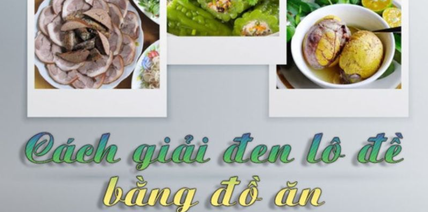 Giải đen lô đề bằng cách ăn uống điều độ